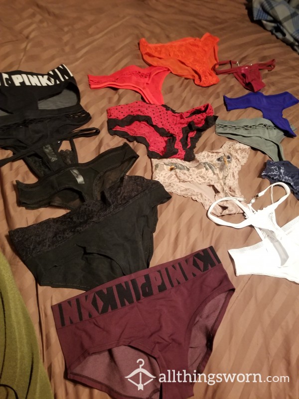 1 For 20  2 For 35  3 For 50 4 For 60 Panties Well Worn