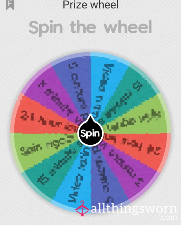 £10 Prize Wheel. All Items Worth Over £10