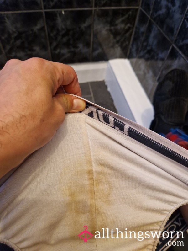 13 Day Worn Lonsdale Pants Mexican Stand Off Who Pays Wins CUM SPOTS VISIBLE( STRAY PUBES NOW IN THERE PISS STAINED AND MUSKY OUTER PISS STAIN AS INNER LOOKS LIKE SOME