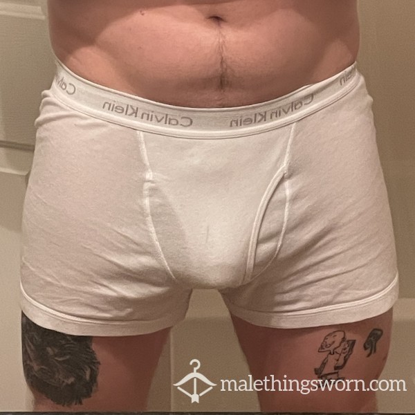 24 Hour Worn Calvin Klein Briefs Large