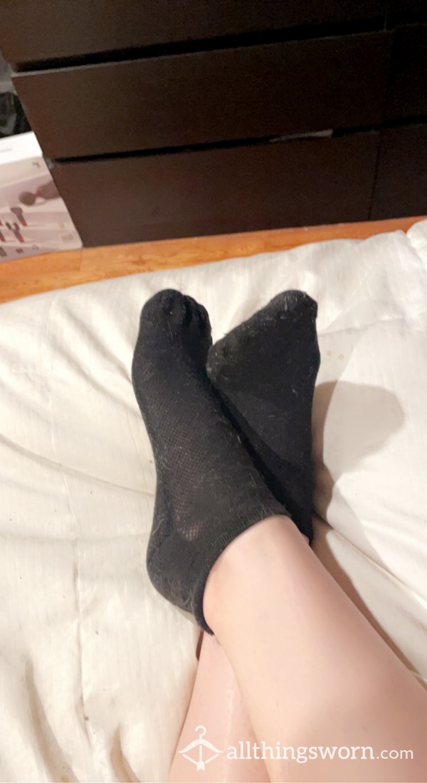 24 Hr Black Socks