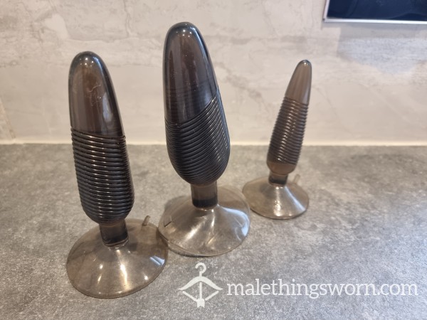 3x Training Bu*t Plugs For Sale – Ready To Train Your Hole! 💦