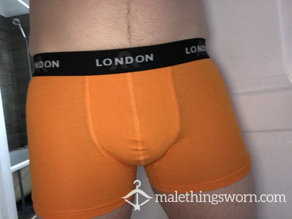 5 Day Tight Fitting London Orange Boxer Wear