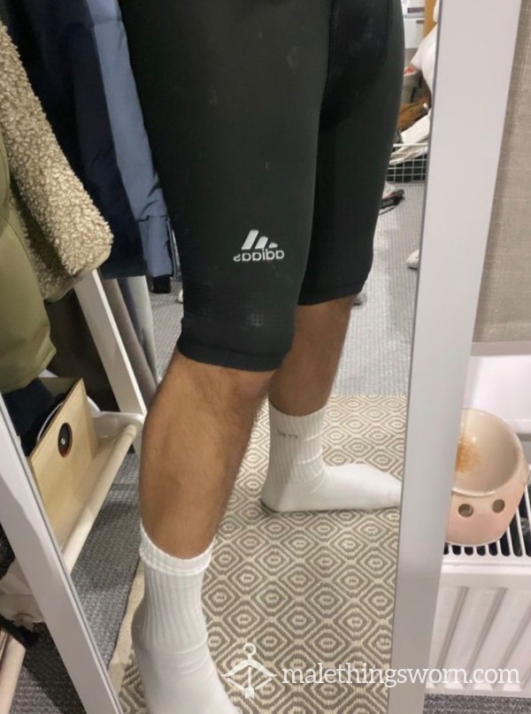 Adidas Compression Shorts With Cum