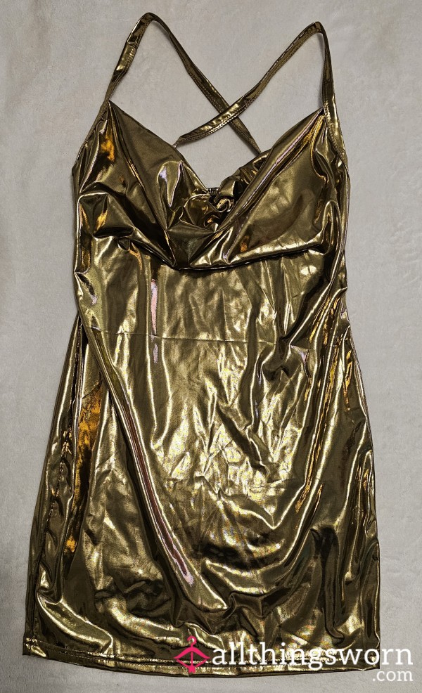 "All, That Glitters Is Gold" Bodycon Dress