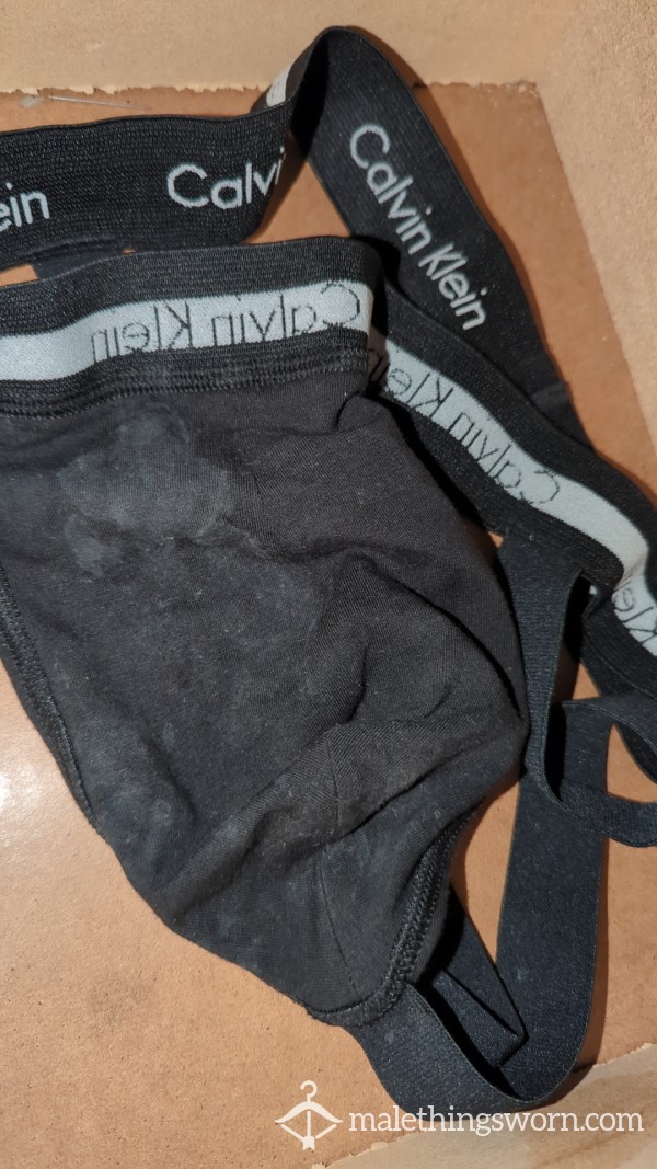 Alpha C*m Rag Calvin Klein Jockstrap, Two For Sale!