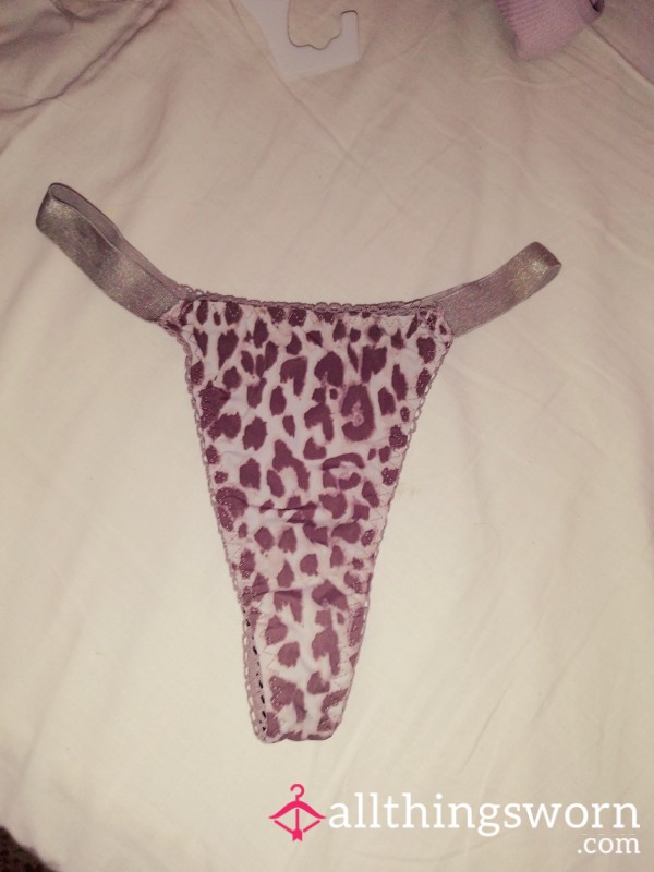 Animal Print Thongs