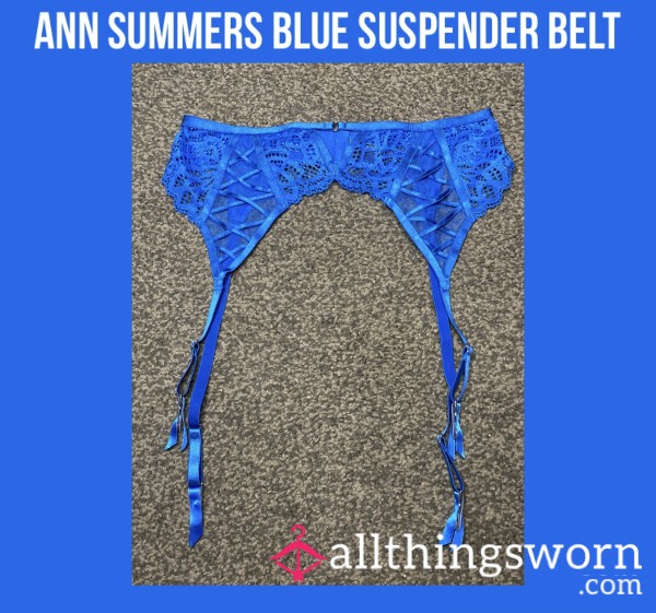 Ann Summers Blue Suspender Belt💙