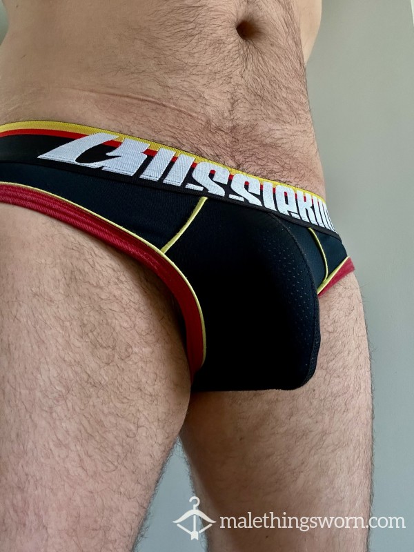 Aussieb*ms Black Sports Brief