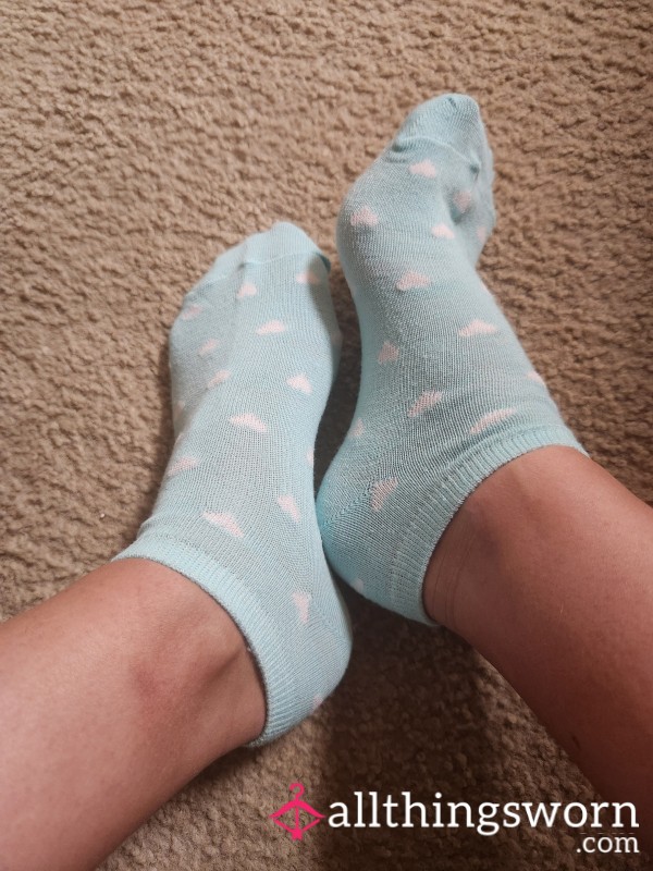 Baby Blue Ankle Socks