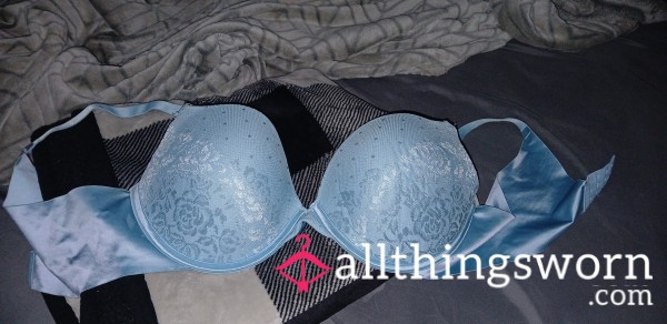 Baby Blue Lace Bra