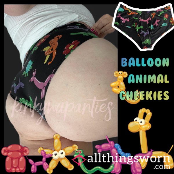 Balloon Animal Cheekies - Includes 48-hour Wear & U.S. Shipping