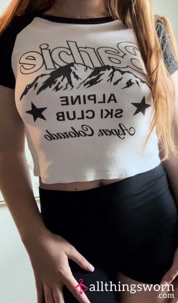 Barbie Alpine Ski Crop Top