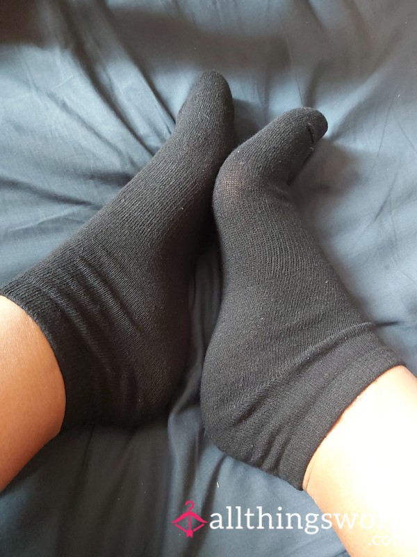 Black Ankle Socks!