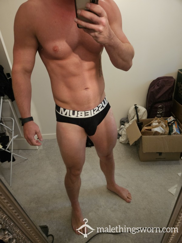 Black Aussieb*m Briefs