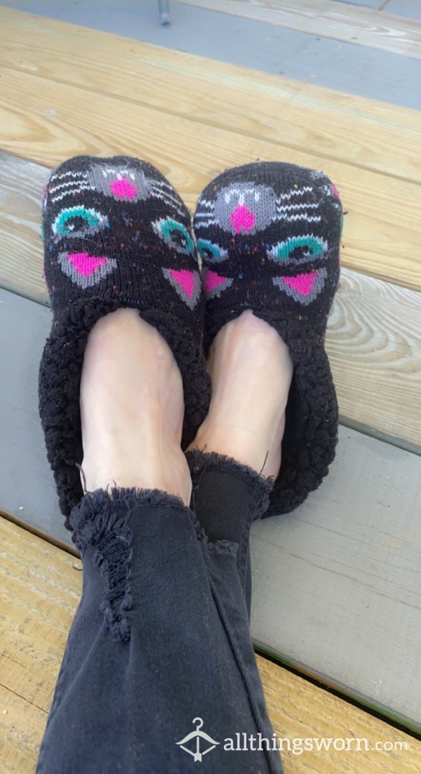 Black Kitty Cat Socks