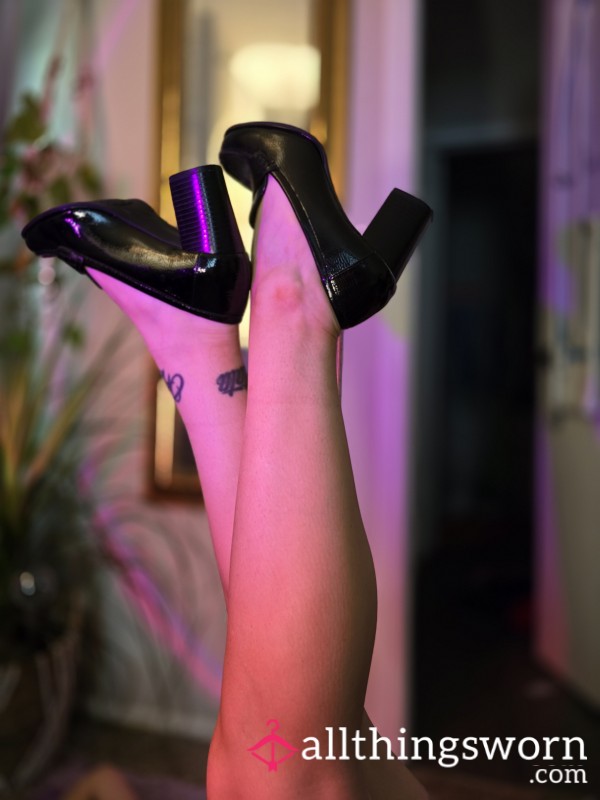 Black Mary Jane Heels