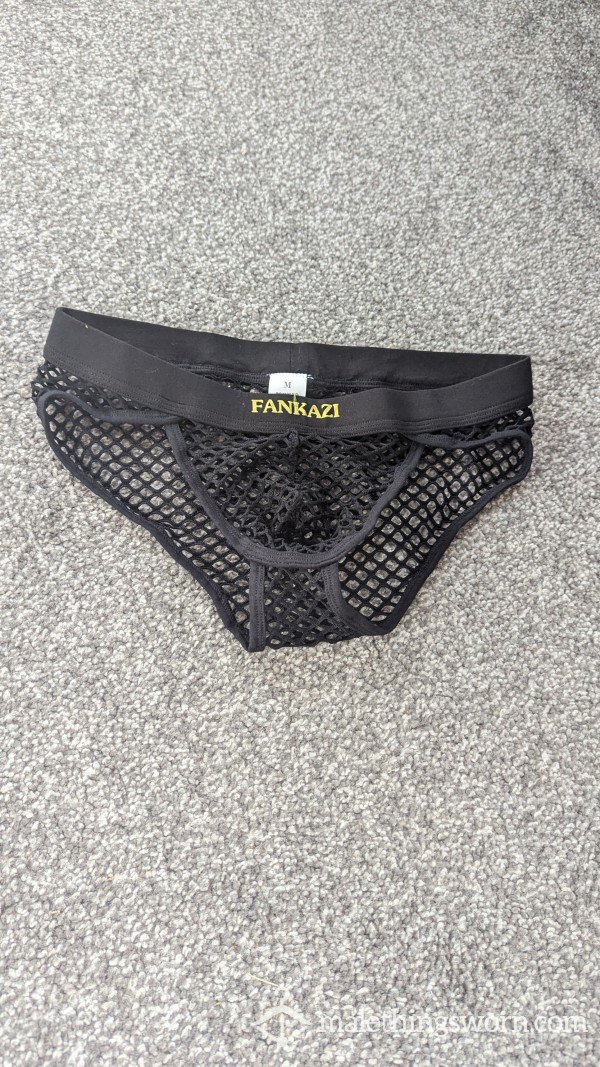 Price Reduction. Black Mesh Briefs....