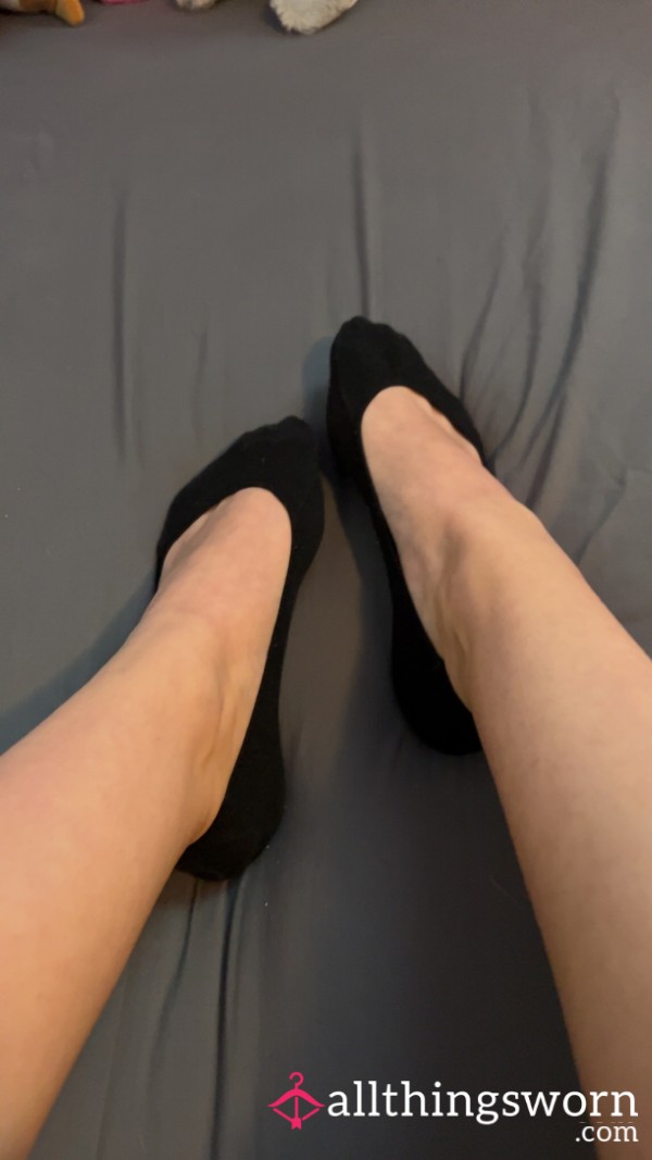 Black No-Show Socks