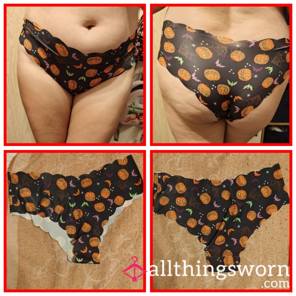 Black Sp**ky Pumpkin Knickers