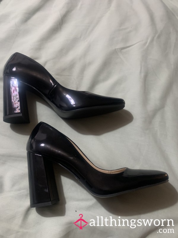 Black Steve Madden Kitten Heels