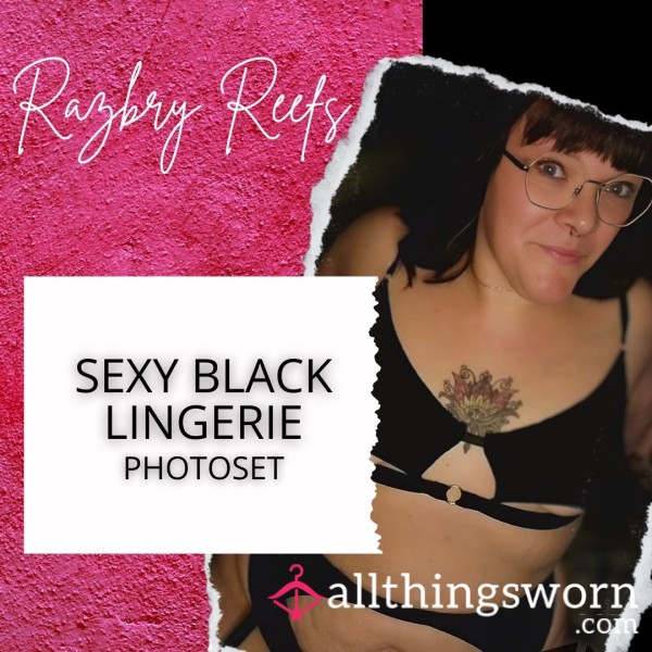 Black Lingerie Photo Set