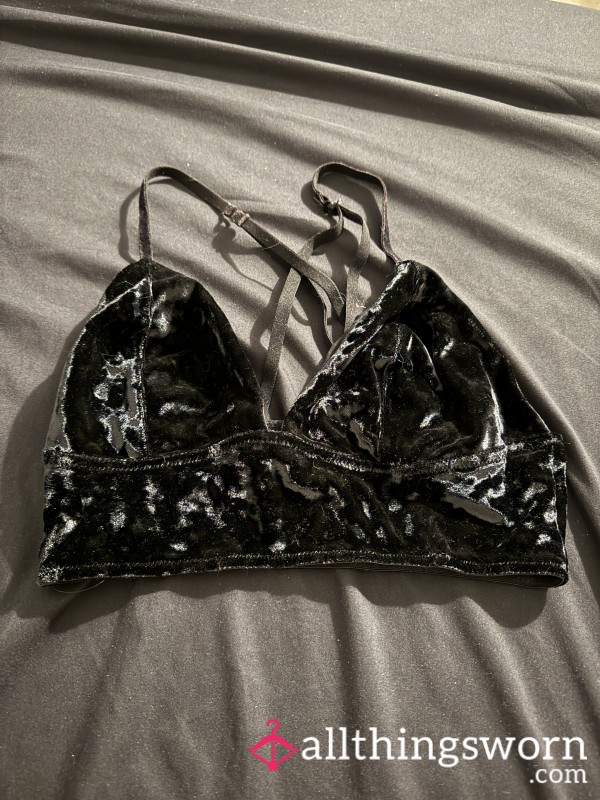 Black Velvet Bralette