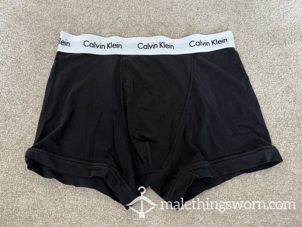 Black White Calvin Klein Boxers Medium