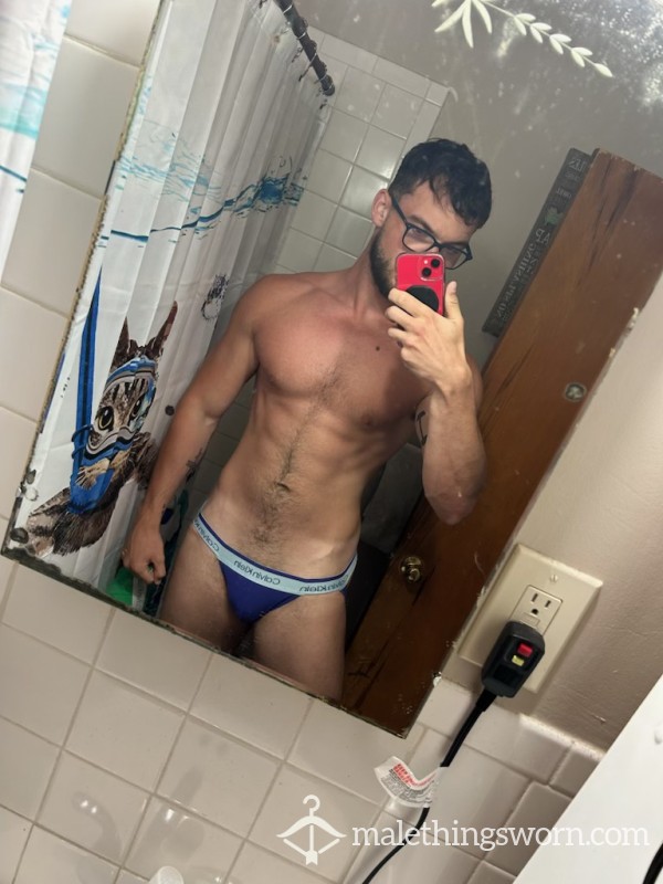 Blue Calvin Klein Jock Strap. Extremely Musky And Worn Out From Workouts.