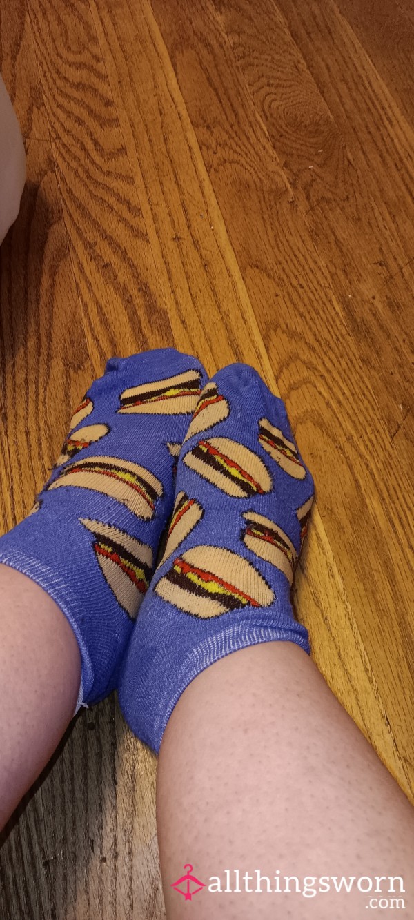 Blue Cheese Burger Socks