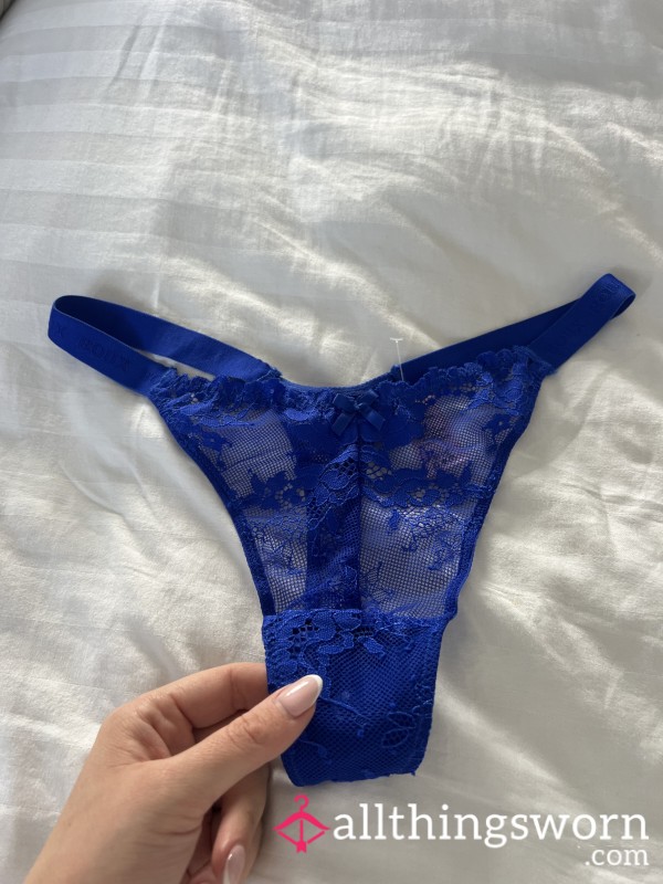 Blue Lace Boux Avenue S**y Thong 💙 🔥