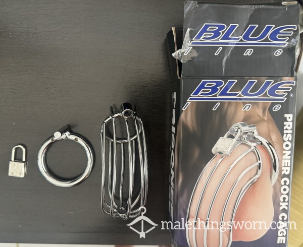 Blue Line Prisoner C*ck Cage W/out Key!