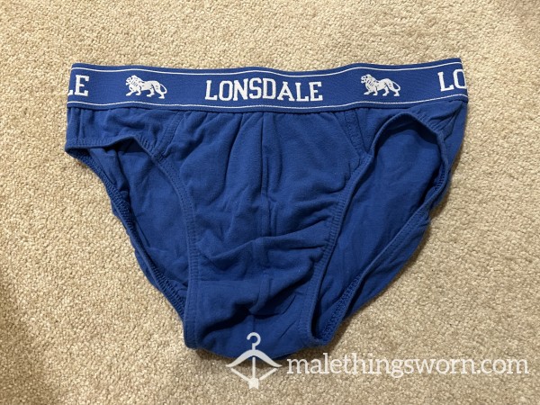 Blue Lonsdale Briefs Large