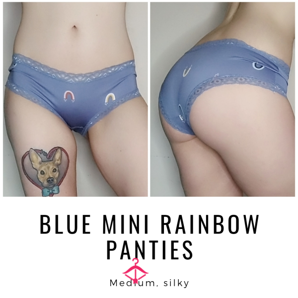 BLUE MINI RAINBOW PANTIES