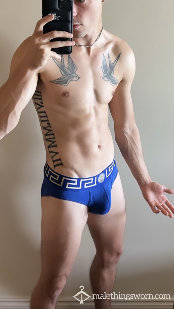 Blue Versace Briefs