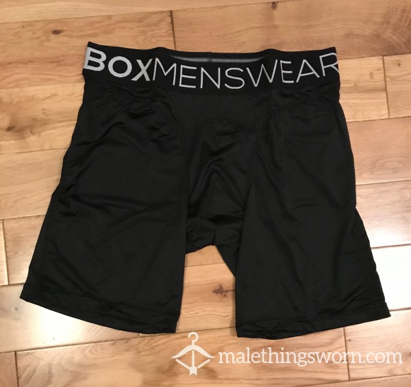 BOX Menswear Black Compression Shorts (S) Ready To Be Customised For You!