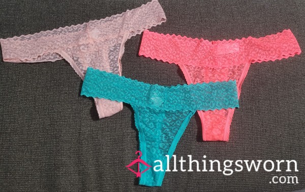 Bright Lacey Thongs