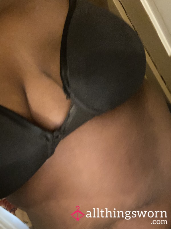 Busted Black Bra