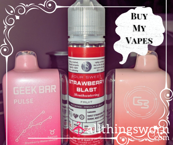 Buy My Vape (Support My Naughty Habit 😈)