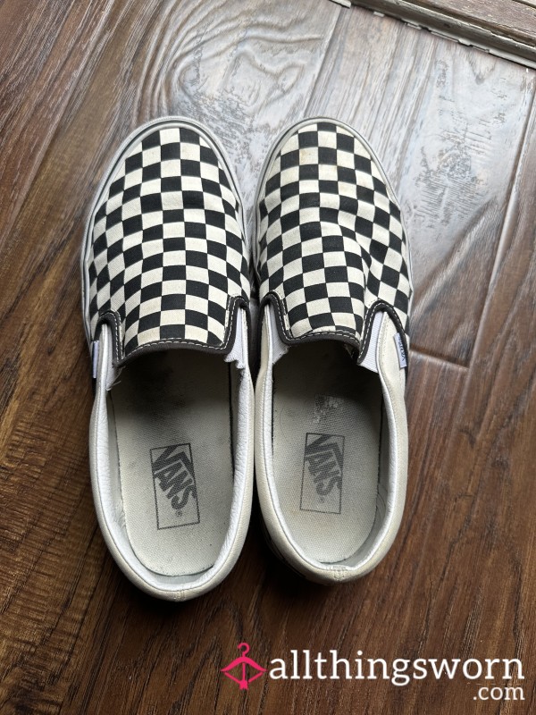 B&W Checkered Vans