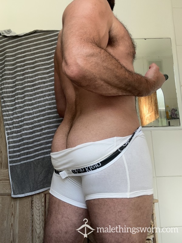 Calvin Klein Cotton Stretch Boxers White XL