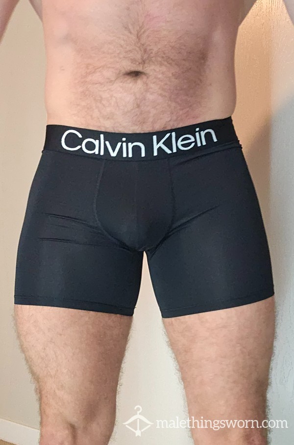 Calvin Klein, Size M, Black, Black Thick Waistband