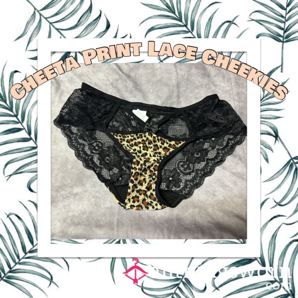 Cheetah Print Lace Cheekies