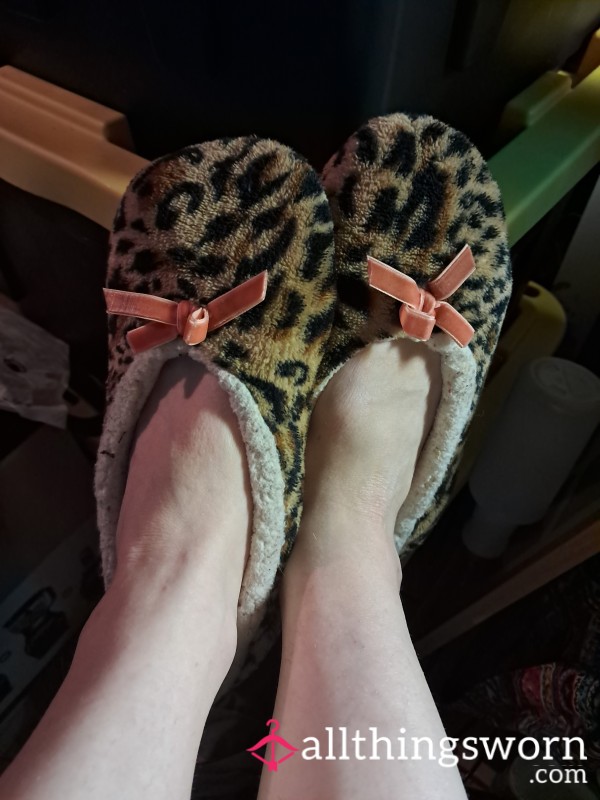 Cheetah Slippers