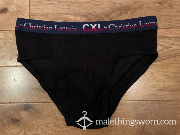Christian Lacroix CXL Black Briefs (M) Ready To Be Customised For You!