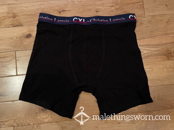 Christian Lacroix CXL Black Boxer Shorts (M)- Ready To Be Customised For You