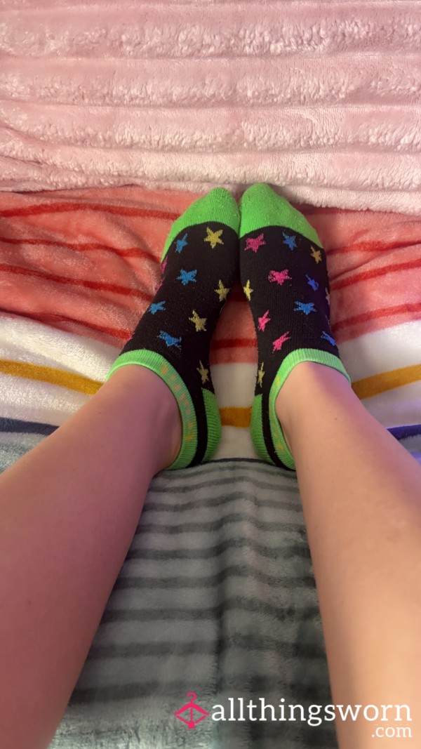 Colorful Stars Ankle Socks