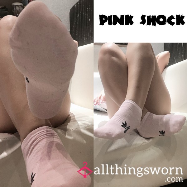 Comfortable Pink Adidas Socks