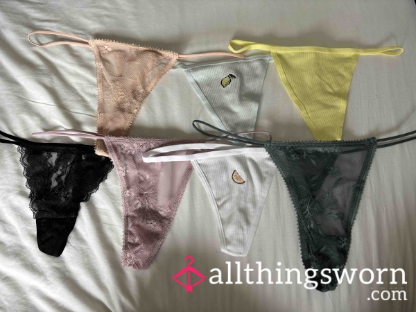 WORN G-STRINGS - Range Of Sizes