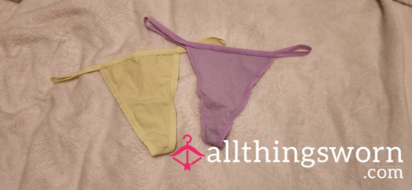 Cotton String G-Stings/Thongs